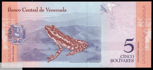 Венесуэла 5 боливаров 2018 UNC /С328 - additional Photos