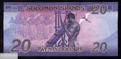 Соломоновы острова 20 долларов 2017 UNC /С363 - additional Photos