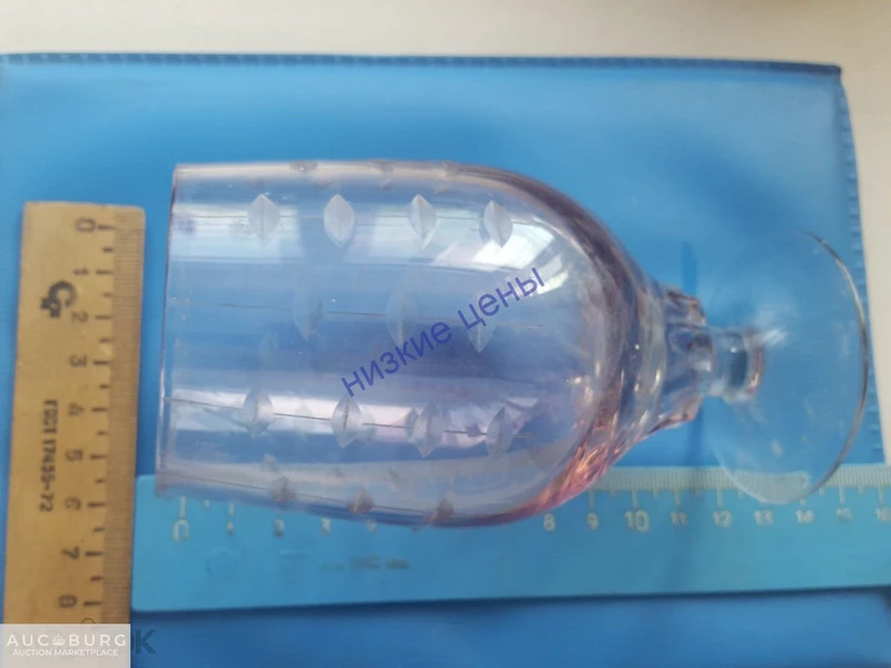 Бокал Фужер Алмазная грань Размер 6 х 12 см - additional Photos