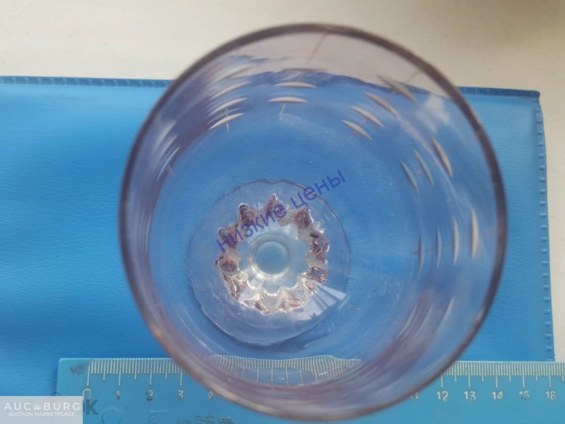 Бокал Фужер Алмазная грань Размер 6 х 12 см - additional Photos