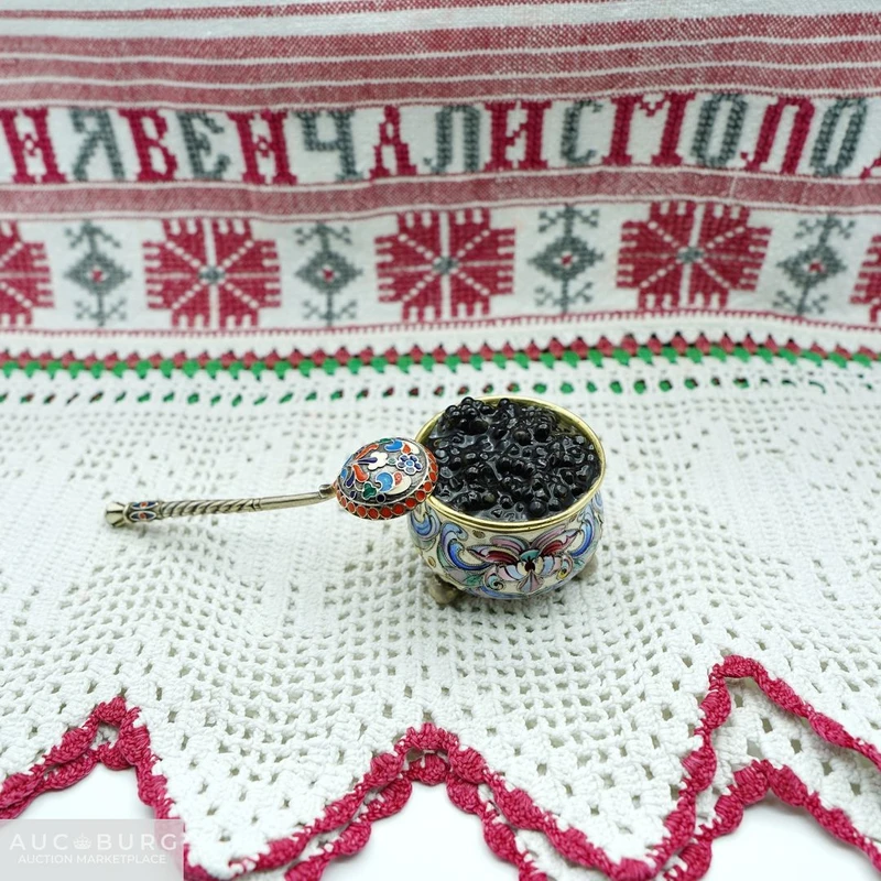 Крутой подарок на свадьбу, юбилей. Предметы 19 века. Серебро 84, эмаль - additional Photos