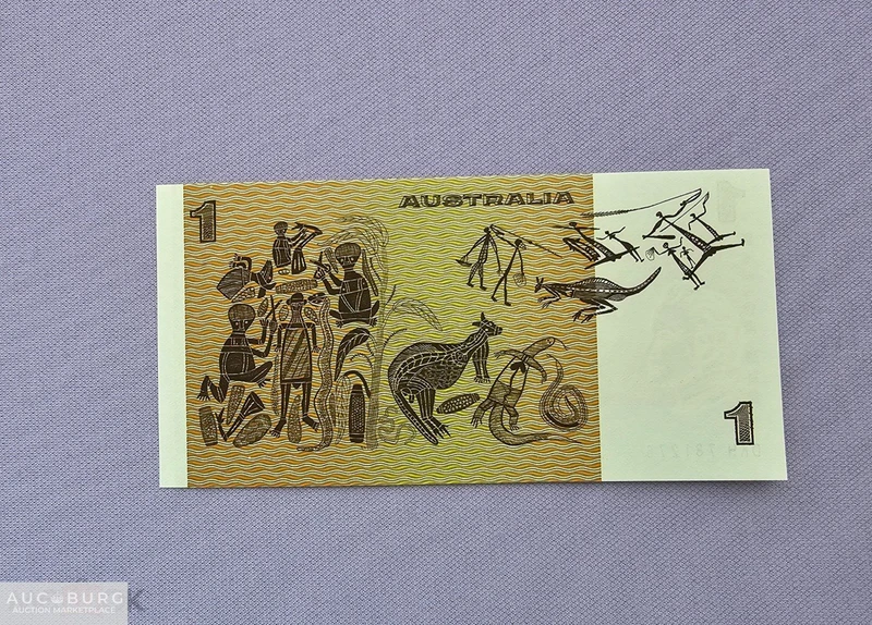 Банкнота 1 доллар 1976 год. Австралия, пресс - additional Photos