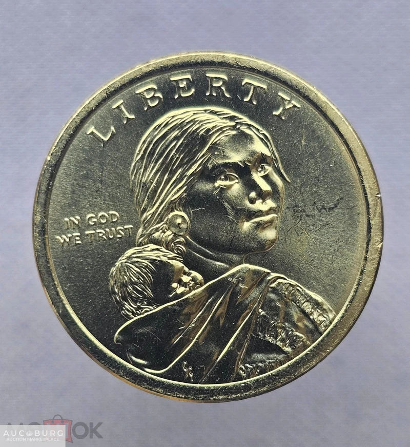 США 1 доллар 2025 год Сакагавея. Мэри Кавена Пукуи D, из ролла - additional Photos