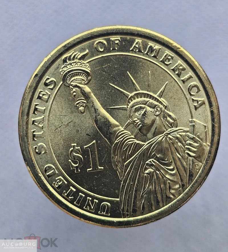 1 доллар 2012 год Честер Артур (1881-1885) 21-й президент D, из ролла - additional Photos