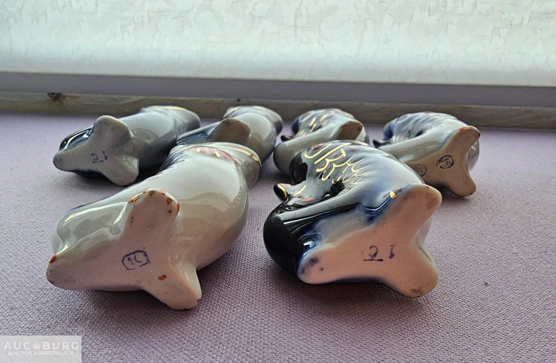 Фарфоровый штоф Рыба с рыбками Полонное Полонский фарфоровый завод - additional Photos