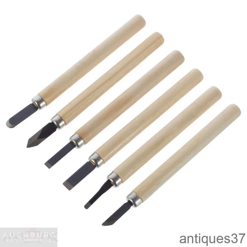 Набор резцов по дереву, 6 шт. - additional Photos