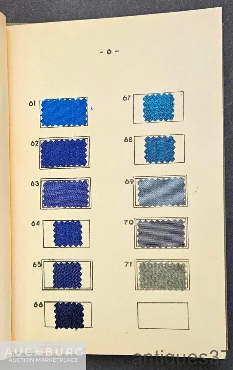 Книга Гамма ведущих цветов для тканей на 1967 г. / "ВИАЛЕГПРОМ", 1966 год - additional Photos