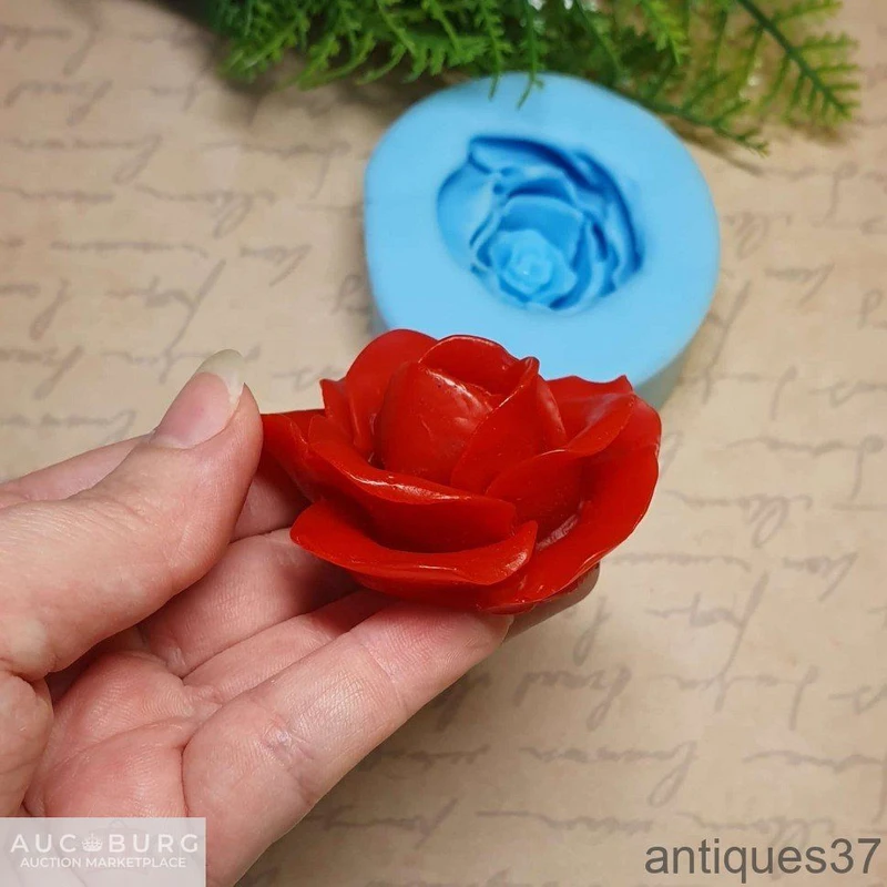 Силиконовая форма МИНИ - 3D - Роза №3 - additional Photos