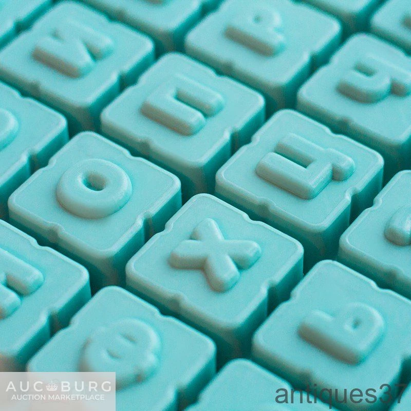 Силиконовая форма - Алфавит 039 (большой: буквы/цифры/знаки) - additional Photos