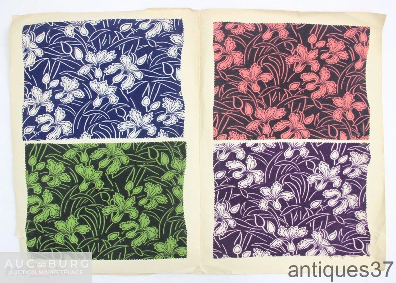 Образец ткани рис. №6789, худ. Ананьина, колорист Мамонов, фабрика БИМ им. Варенцовой, г. Иваново - additional Photos