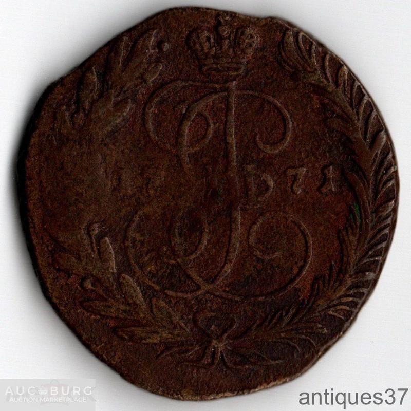 Монета 2 копейки 1771 год, не земельная - additional Photos