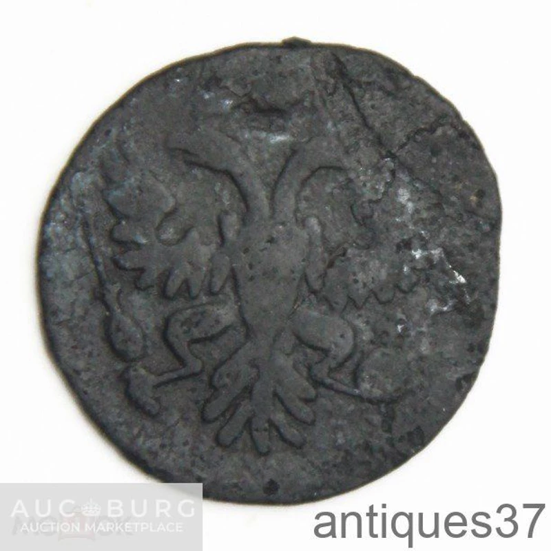 Монета Полушка 1731 год (матрешка) - additional Photos