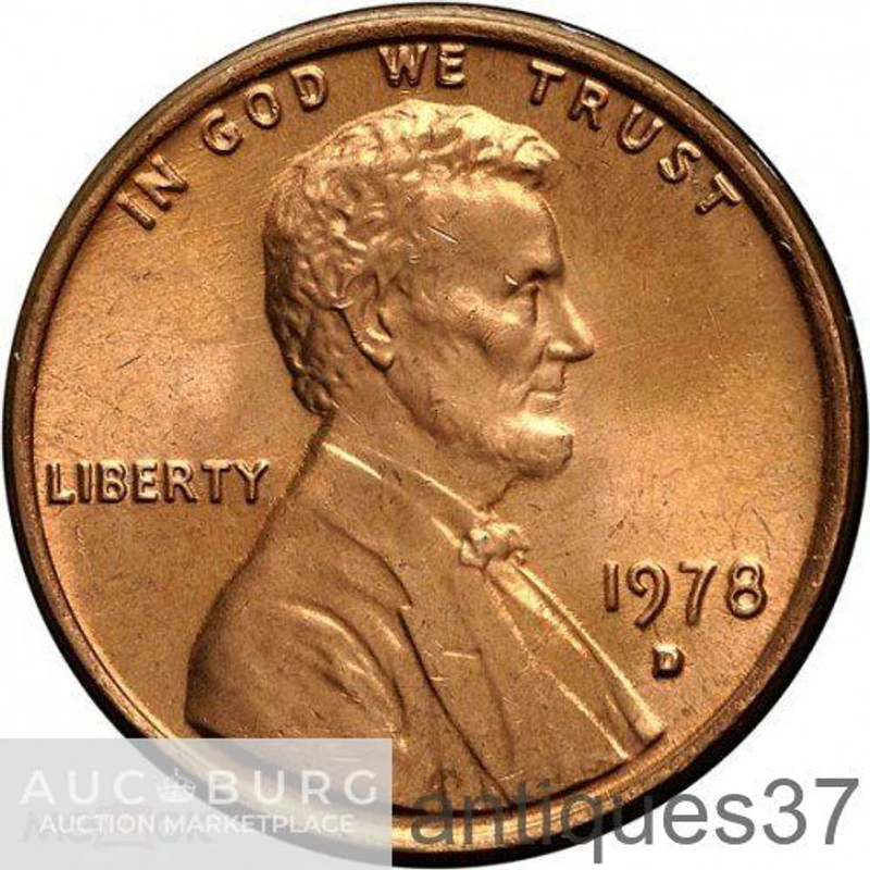 Монета 1 цент 1978 г., США (монетный двор D) - additional Photos