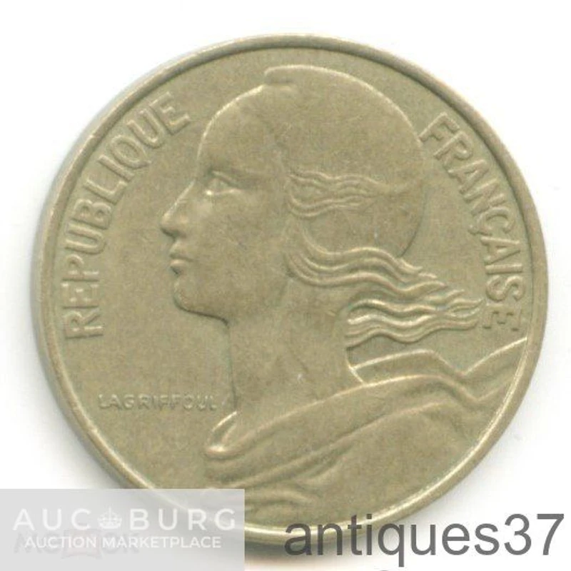 Монета 10 сантимов 1983 г., Франция - additional Photos