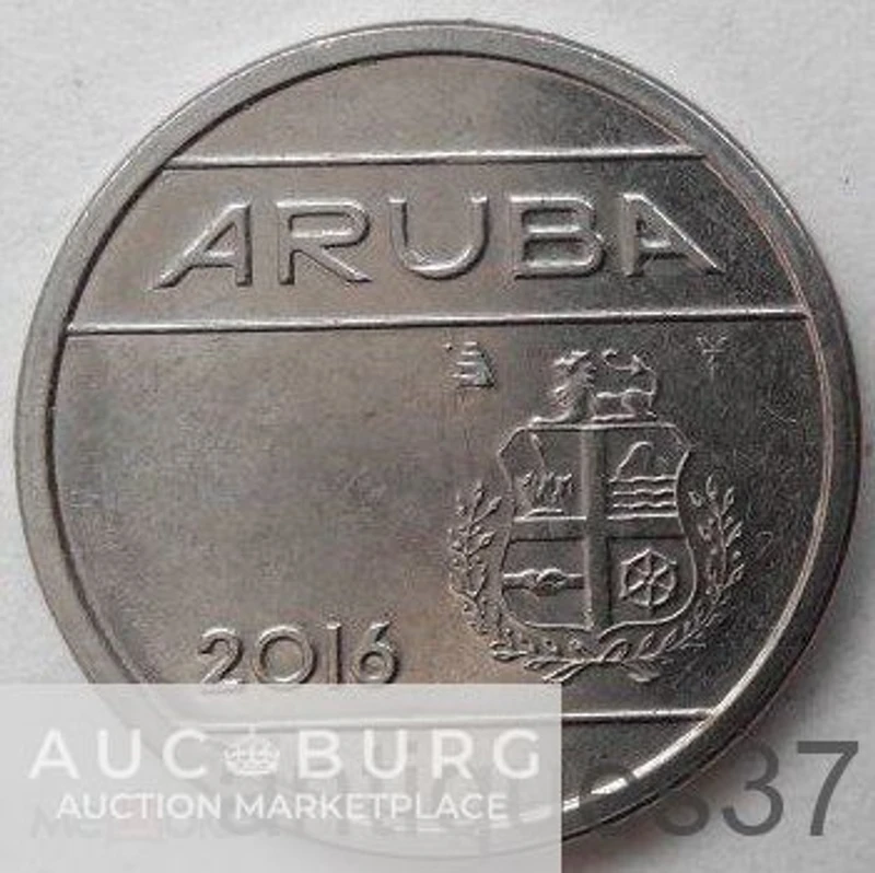 Монета 25 центов 1986-2023 г., Аруба - additional Photos