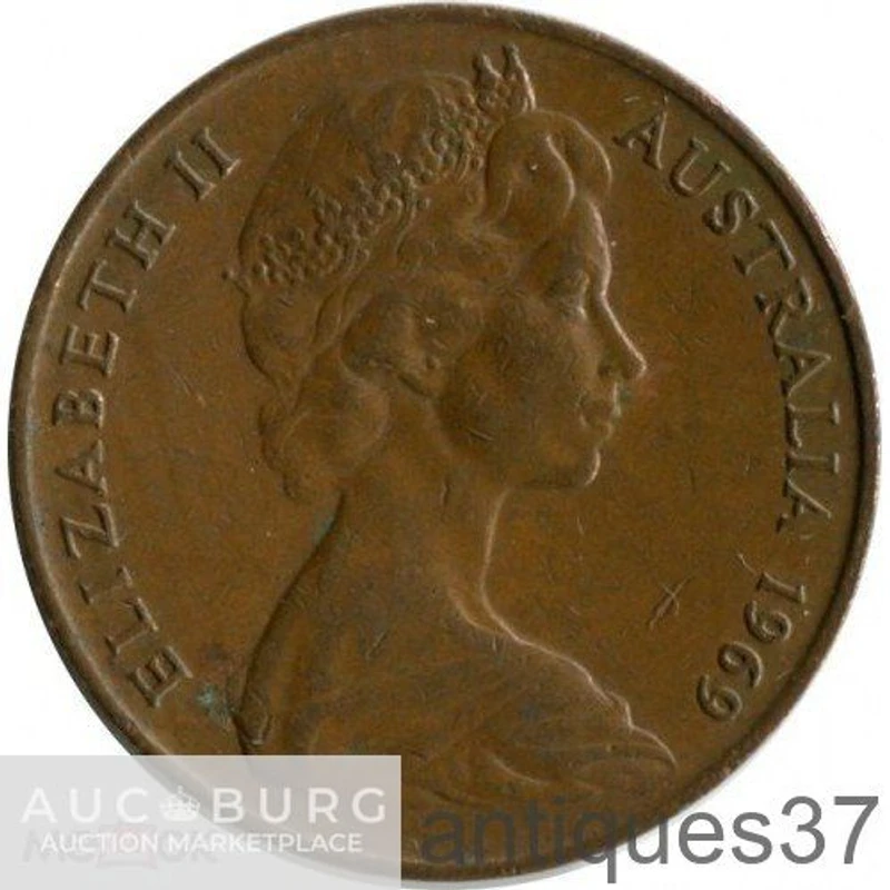 Монета 2 цента 1966-1984 г., Австралия - additional Photos