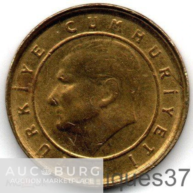 Монета 1 новый куруш 2005-2008 г., Турция - additional Photos