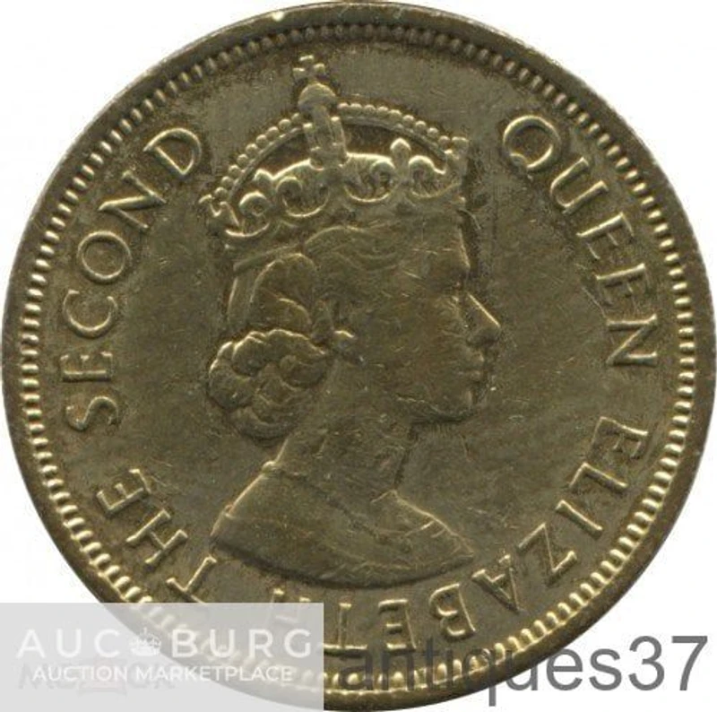 Монета 10 центов 1971-1980 г., Гонконг - additional Photos