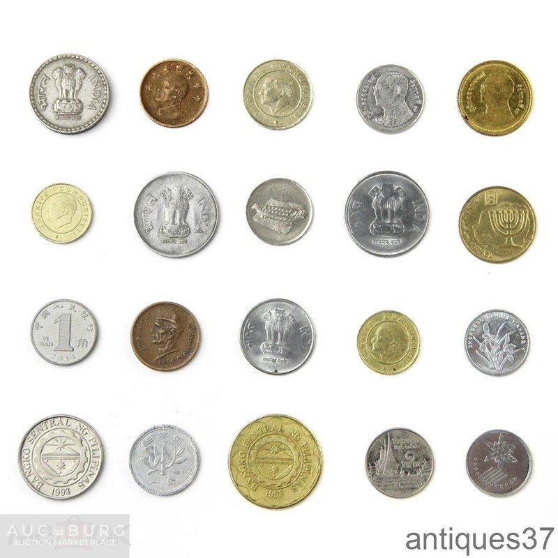 Набор монет Азии "Солнце Востока", 1981-2022 гг. (20 шт) - additional Photos