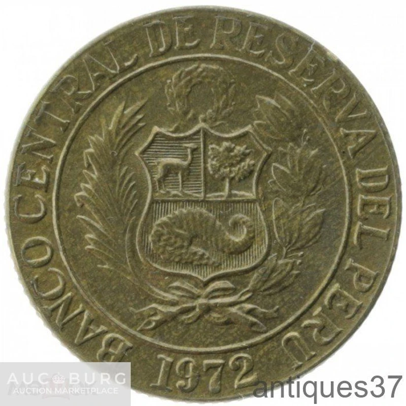 Монета 1/2 соль 1966-1973 г., Перу - additional Photos