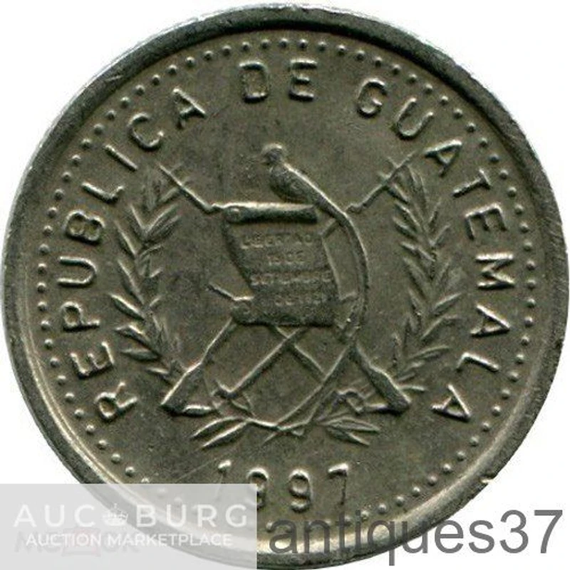 Монета 5 сентаво 1977-2008 г., Гватемала - additional Photos