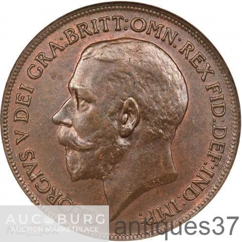 Монета 1 пенни 1911-1926 г., Великобритания - additional Photos