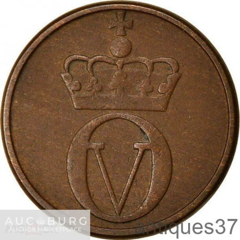 Монета 1 эре 1958-1972 г., Норвегия - additional Photos