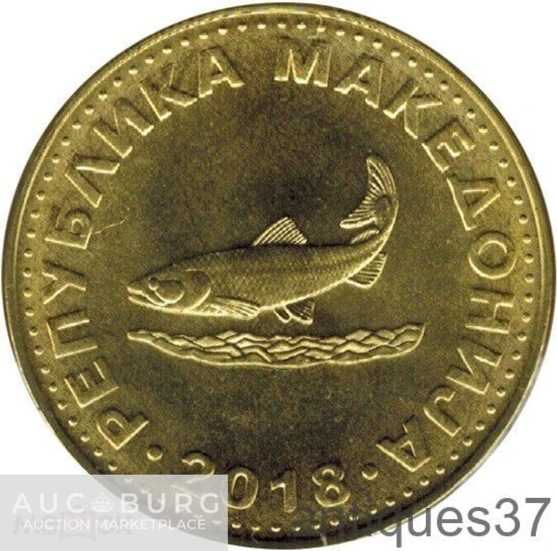 Монета 2 денара 2018 г., Северная Македония - additional Photos