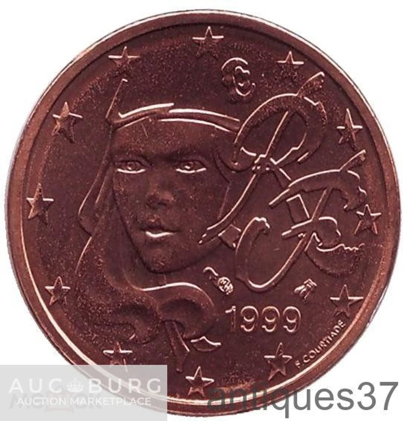Монета 2 евроцента 1999-2023 г., Франция - additional Photos