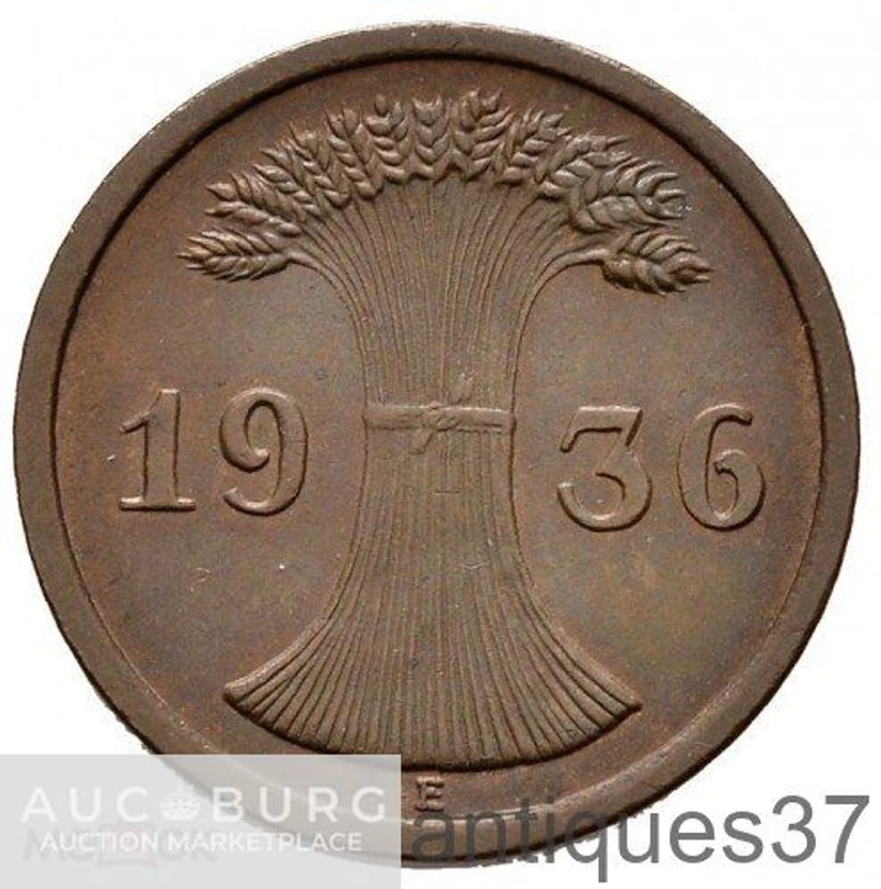 Монета 2 рейхспфеннига 1924-1936 г., Германия - additional Photos