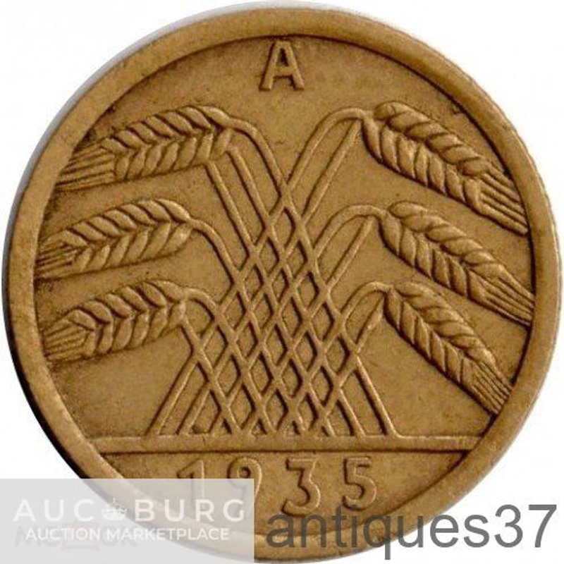 Монета 5 рейхспфеннигов 1924-1936 г., Германия - additional Photos