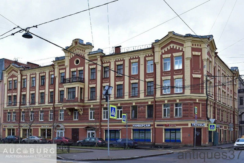 [Подпись Бенуа] Планы дворового места, фасадов и разрезов дома купца Т.М. Михайлова / 1874 г. - additional Photos