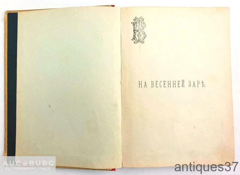 Книга На весенней заре / В.П. Желиховская, 1904 г. - additional Photos