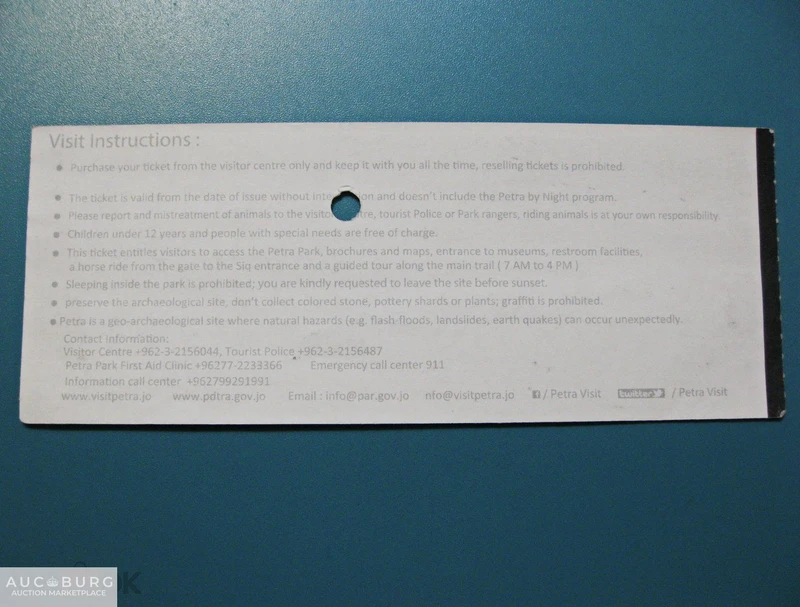 Иордания. Билет для посещения древнего скального города Петра, 2018 г. - additional Photos