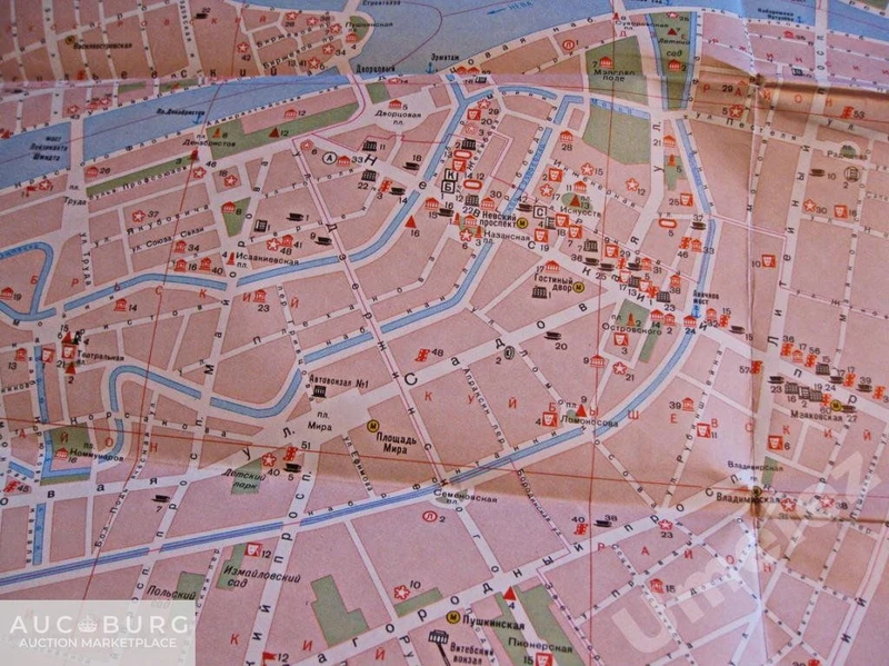 Ленинград. Туристская схема 1986 г. - additional Photos