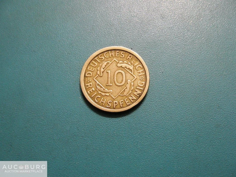 Германия. 10 рейхспфеннигов 1924 г. (А) - additional Photos