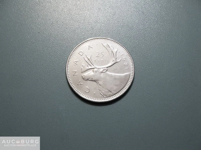 Канада. 25 центов 1981 г. (Северный олень - карибу) - additional Photos