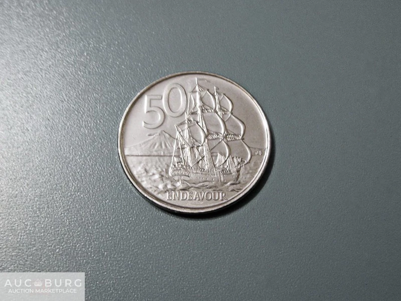 Новая Зеландия. 50 центов 2006 г.  (Индевор - корабль Джеймса Кука) - additional Photos