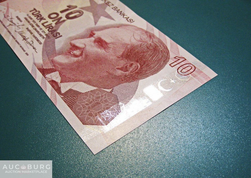 Турция. 10 лир 2009 г. (F570 949365) Пресс. - additional Photos